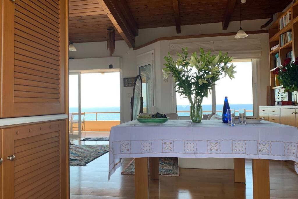 360º Suite With Endless Views To The Ionian Sea Mytikas  Ngoại thất bức ảnh